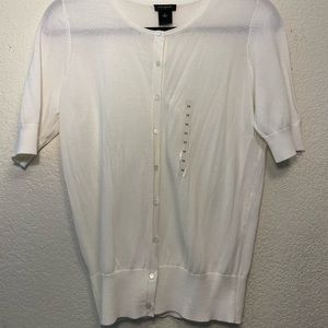 Ann Taylor Short Sleeve Cardigan